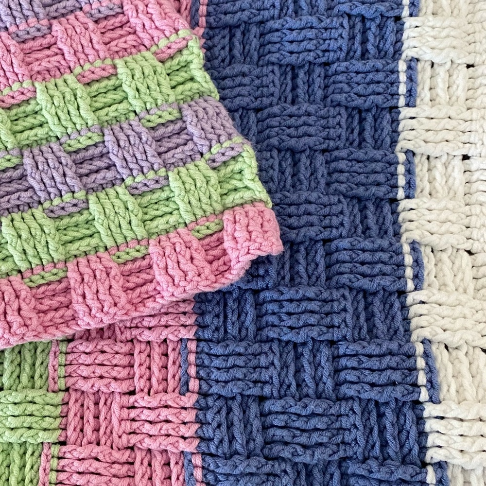 Handmade Multi Color Baby Blanket